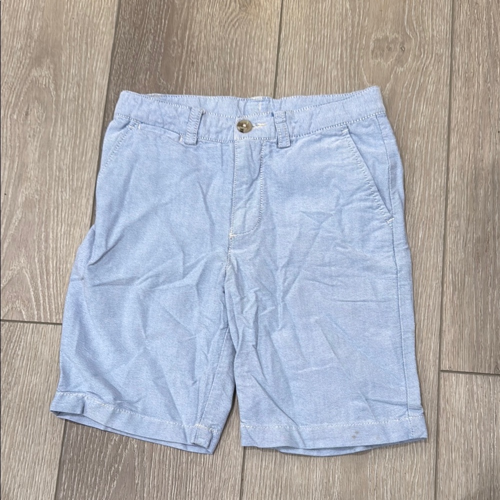 Boys Light Blue Casual Shorts